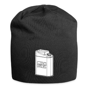 Cow Milk Milk Truck - Jersey Beanie - black - Front