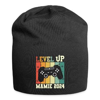 Mamie Geek Annonce Grossesse Future Mamie 2024 - Bonnet en jersey - noir - Devant
