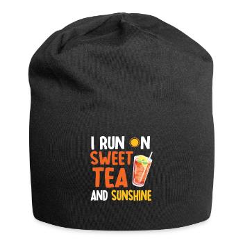 Sweet tea and sunshine - Jersey Beanie - black - Front
