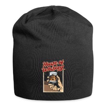 Whisky Whiskey Cool - Jersey Beanie - black - Front