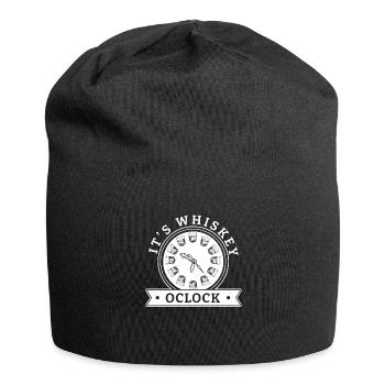 Whisky Whiskey - Jersey-Beanie - Schwarz - Vorne