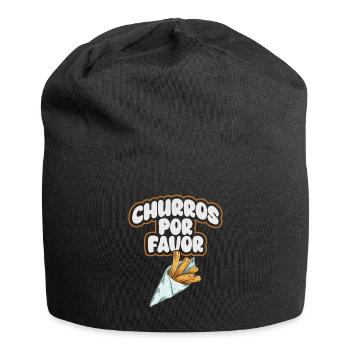 Churros Por Favor Vintage Mexican Churro - Jersey Beanie - black - Front