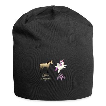 Autres avocats Me Licorne Cheval - Bonnet en jersey - noir - Devant
