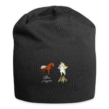 Autres avocats Me Licorne Cheval - Bonnet en jersey - noir - Devant