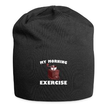 Coffee Grinder Coffee Grinding - Jersey Beanie - black - Front