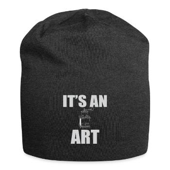 Manual Coffee Grinders Quote - Jersey Beanie - charcoal grey - Front