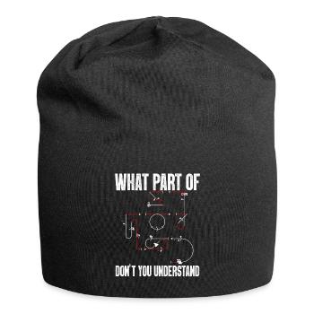 Don't you understand aerobatic Aresti figures - Jersey Beanie - black - Front
