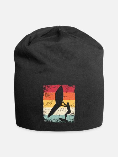 Wing Foil Wingsurf Retro Foil Wings - Bonnet en jersey - noir