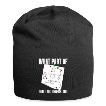 Don't you understand aerobatic Aresti figures - Jersey Beanie - black - Front