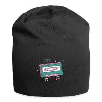 80's Cassette Tape 1990s Pencil Winding Cassette - Jersey Beanie - black - Front