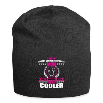 Lustige Allergie & Immunologie Krankenschwester - Jersey-Beanie - Anthrazit - Vorne
