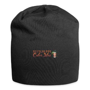 Blutgruppe Cuba Libre Cocktail Barkeeper - Jersey-Beanie - Schwarz - Vorne