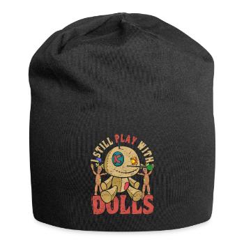 Je joue toujours avec des poupées Poupée vaudou - Bonnet en jersey - noir - Devant