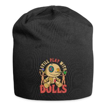 Wicca Voodoo Zauber Geschenk Lustiges Voodoo Puppe - Jersey-Beanie - Schwarz - Vorne