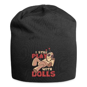 Voodoo Zauber Wicca Hexerei Lustiges Voodoo Puppe - Jersey-Beanie - Schwarz - Vorne