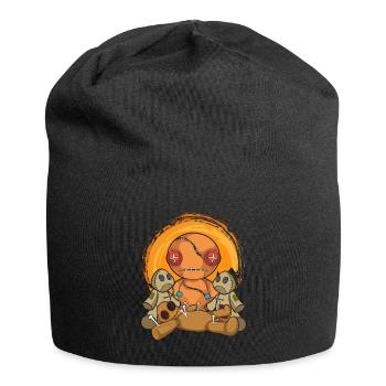 Voodoo Zauber Wicca Hexe Geschenk Voodoo Puppe - Jersey-Beanie - Schwarz - Vorne