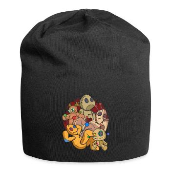 Cadeau de sort vaudou Wiccan sorcière Poupée vaudou - Bonnet en jersey - noir - Devant