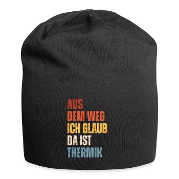 Ich Glaub Da ist Thermik RC Segelflieger - Jersey-Beanie - Schwarz - Vorne