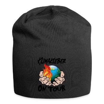 Klimawandel Klimakatastrophe Klimakleber - Jersey-Beanie - Schwarz - Vorne