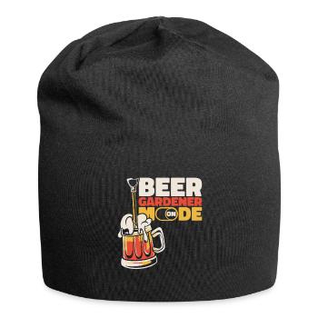 Hobbygärtner Garten Modus An Garten Bier - Jersey-Beanie - Schwarz - Vorne