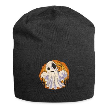 Gespenst Halloween Geschenk Süßes Geist - Jersey-Beanie - Anthrazit - Vorne