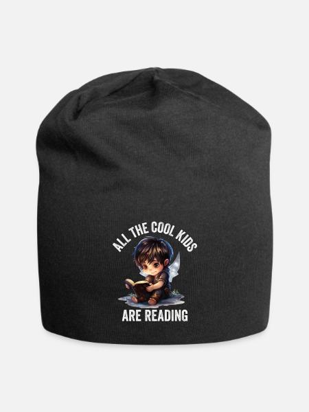 Alle Coolen Kids Lesen Lehrer - Jersey-Beanie - Schwarz