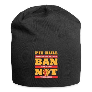 Pitbull Awareness Pitbull Interdiction - Bonnet en jersey - noir - Devant