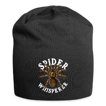Tarantulas Whisperer Arachnid Gift Spider - Jersey Beanie - black - Front