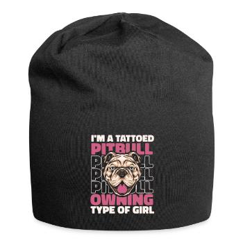 Pitbull Girl Pitbull Ban - Jersey Beanie - black - Front