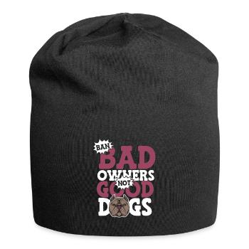 Pitbull Pitbull Verbot - Jersey-Beanie - Schwarz - Vorne