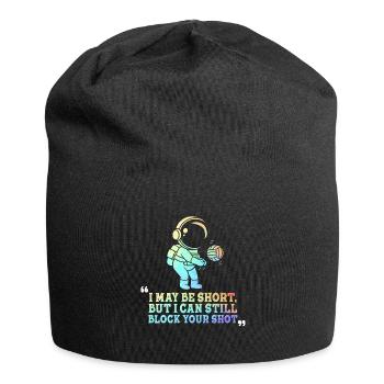 Je peux bloquer votre tir Volleyball de plage - Bonnet en jersey - noir - Devant