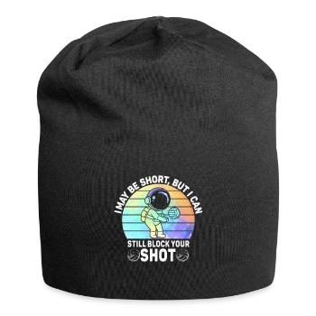 I Can Block Your Shot Beach Volleyball - Jersey Beanie - black - Front
