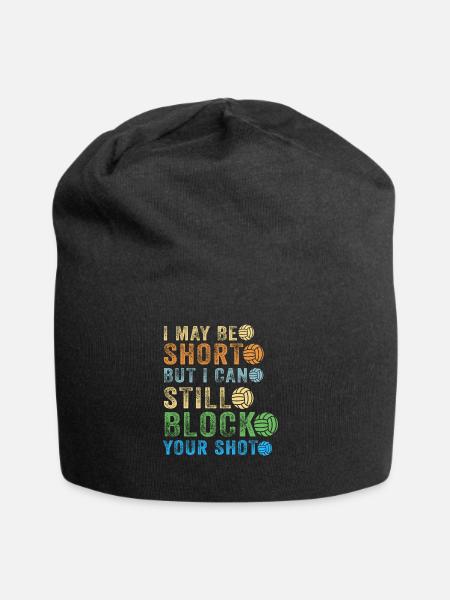 Ich kann deinen Schuss blockieren Beachvolleyball - Jersey-Beanie - Schwarz