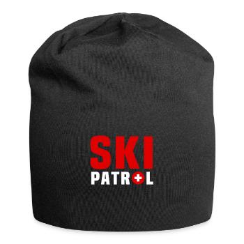 Sauvetage des pistes - Bonnet en jersey - noir - Devant