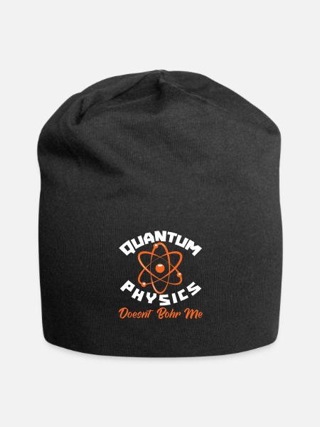 Physics Phyker Funny Quantum Physics - Jersey Beanie - black
