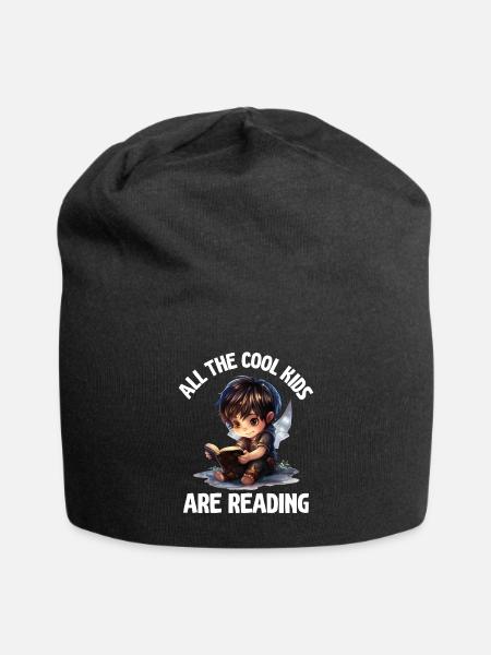 Alle Coolen Kids Lesen Lehrer - Jersey-Beanie - Schwarz
