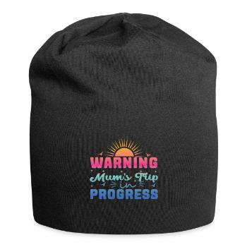 Avertissement mamans Trip In Progress - Bonnet en jersey - noir - Devant