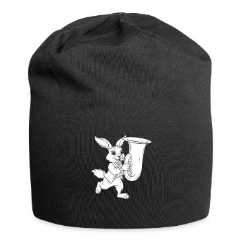 Fanfare procession tuba - Jersey Beanie - black - Front