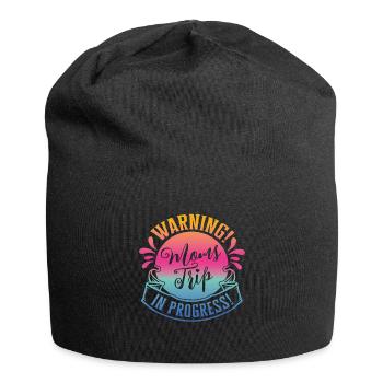 Avertissement mamans Trip In Progress - Bonnet en jersey - noir - Devant