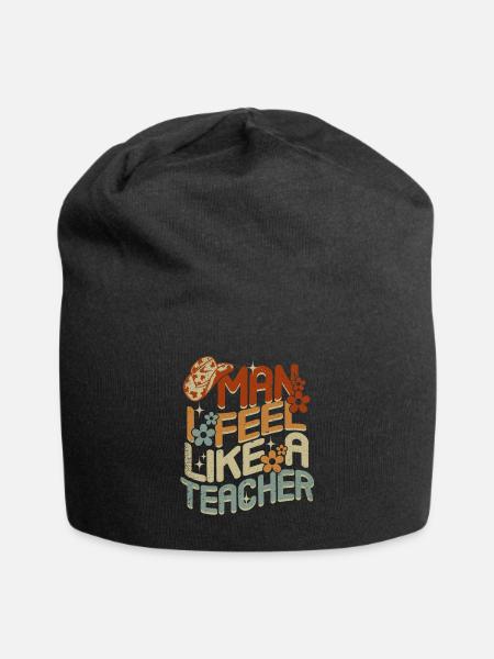 Mann, ich fühle mich wie ein Lehrer - Jersey-Beanie - Schwarz