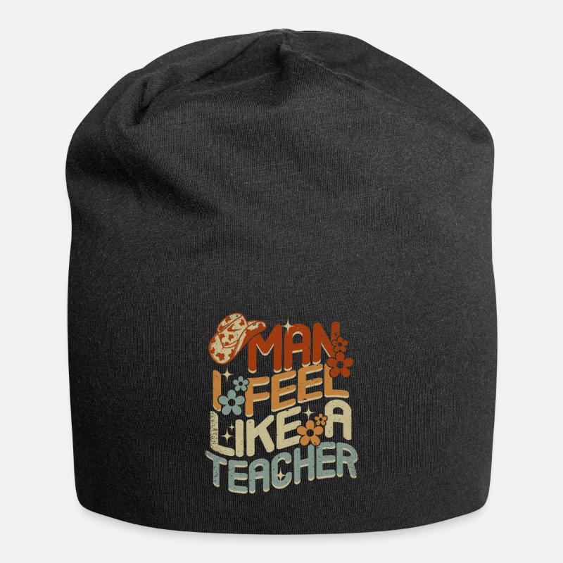 Mann, ich fühle mich wie ein Lehrer - Jersey-Beanie - Schwarz