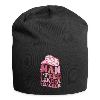 Homme Je me sens comme un enseignant - Bonnet en jersey - noir - Devant