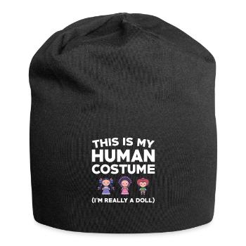 Drôle de collectionneur de poupées - Bonnet en jersey - noir - Devant