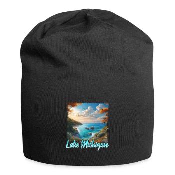 Lake Michigan - Jersey Beanie - black - Front