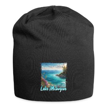 Lake Michigan - Jersey Beanie - black - Front