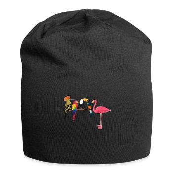 Funny Bird Watcher Birding Watching - Jersey Beanie - black - Front