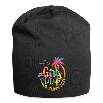 Girl Weekend Girls Trip Beach Vibes 2024 - Jersey Beanie - black - Front