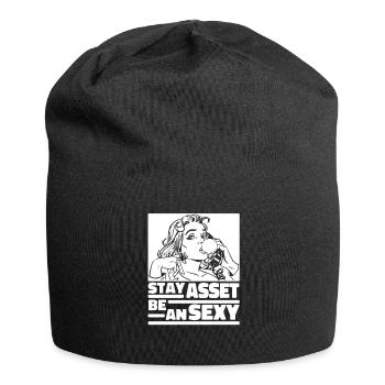 Buchhalter Steuerberater Sexy Sexy Buchhalterin - Jersey-Beanie - Schwarz - Vorne