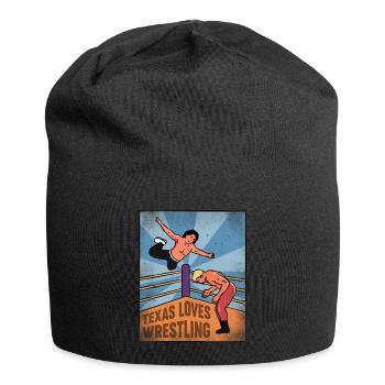 Conception de lutte au Texas pour les fiers fans du Texas - Bonnet en jersey - noir - Devant