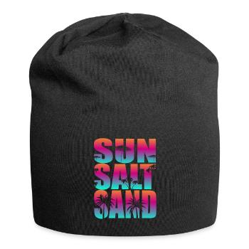 Sun Salt Sand - Jersey-Beanie - Schwarz - Vorne